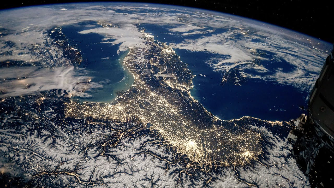 ISS Timelapse - Full Moon over Europe and Middle East (14 Jan 2025)