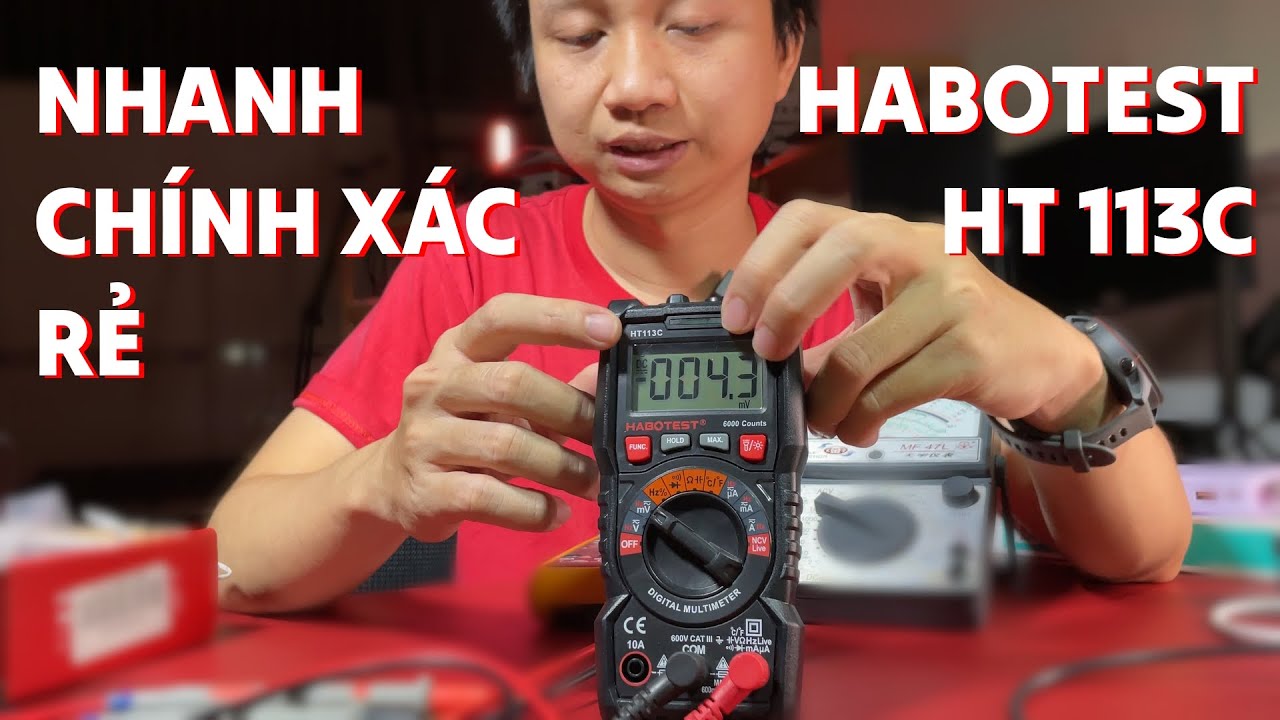 Đồng hồ đo điện đa năng Habotest HT 113C