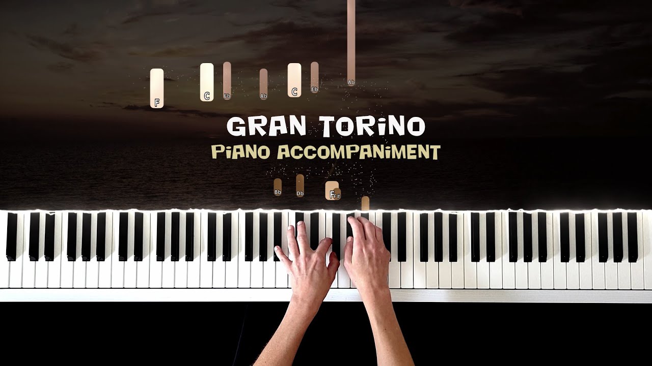Gran Torino Jamie Cullum Karaoke Version Piano Tutorial Piano Accompaniment Piano Cover Instrumental