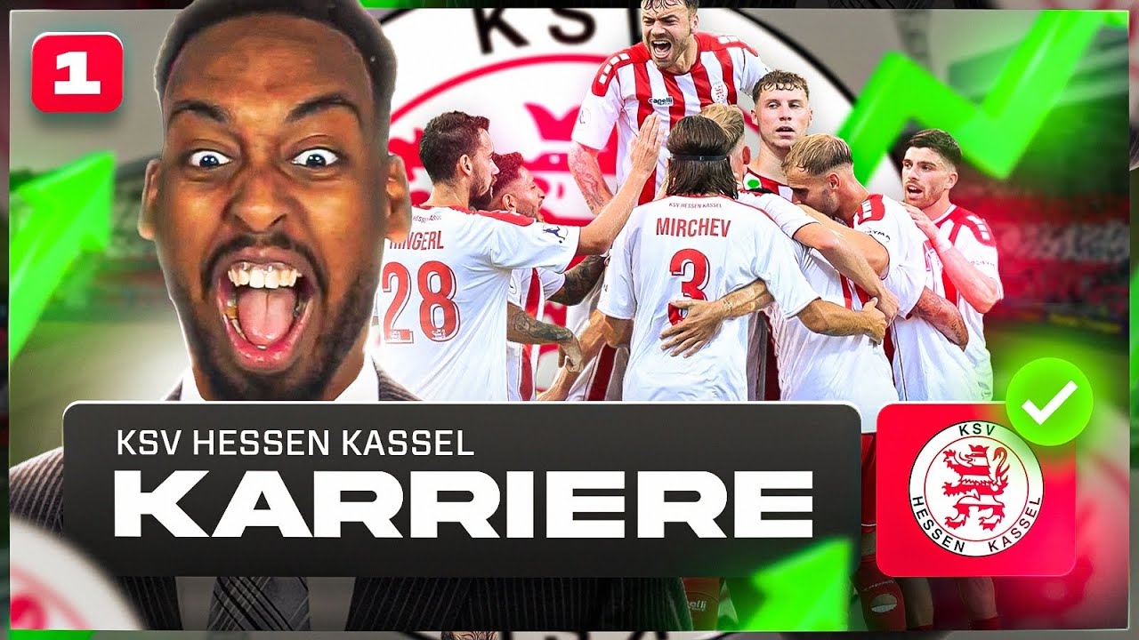 FARO SPIELT DAS ERSTE MAL KARRIERE🤩👔KSV HESSEN KASSEL auf die KARTE😍Karriere #1 I EA FC
