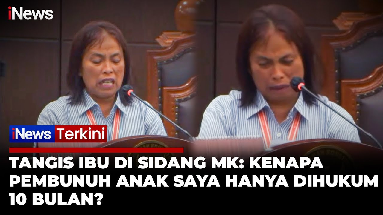 Tangis Ibu Korban Penganiayaan Oknum TNI di MK: 10 Bulan Tak Sebanding Nyawa Anak Saya