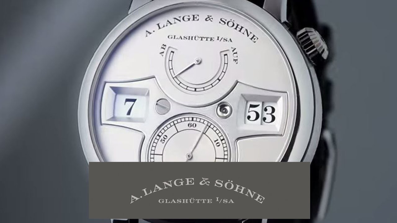 LANGE ZEITWERK &ndash; A. Lange & S&ouml;hne
