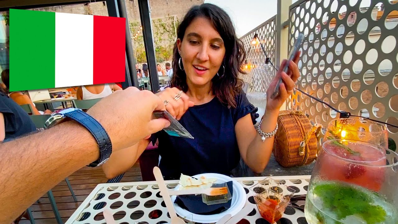 Italian tradition you must follow  🇮🇹 Rome, Italy, aperitif