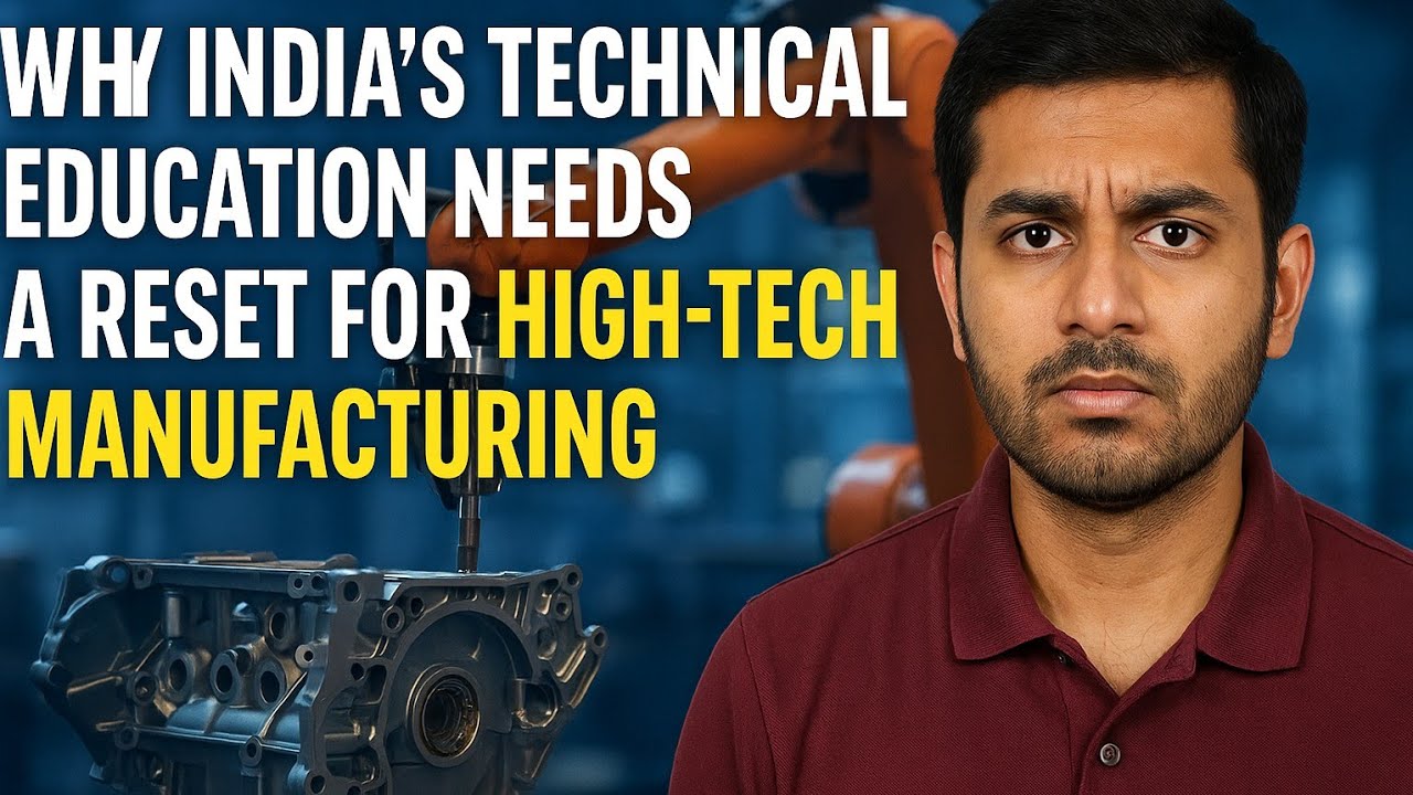 Why India's Tech Education Needs a Reset for High-Tech Manufacturing #EducationReform