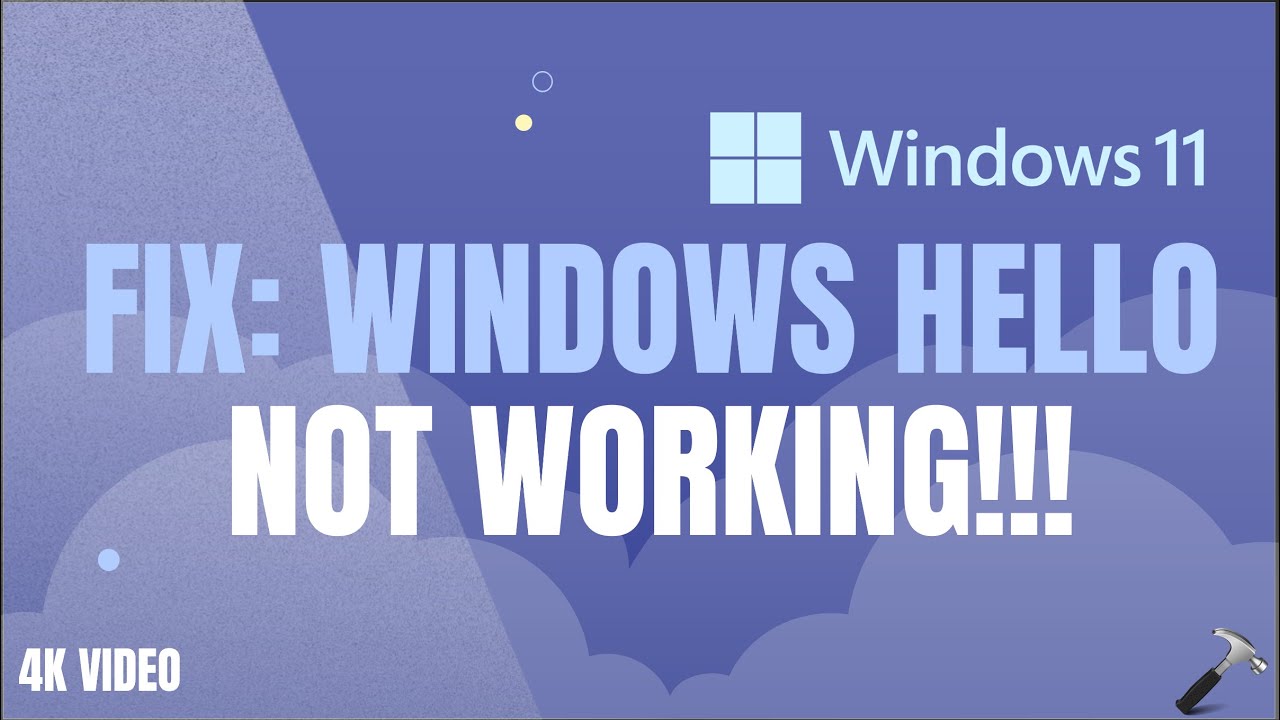 Исправление проблемы с работой Windows Hello в Windows 11