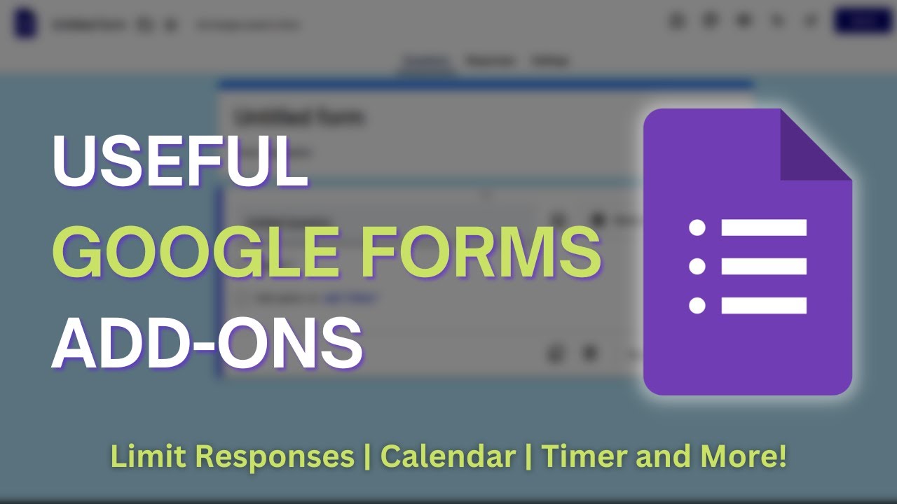 5 самых полезных дополнений для Google Forms | Советы и рекомендации по Google Forms