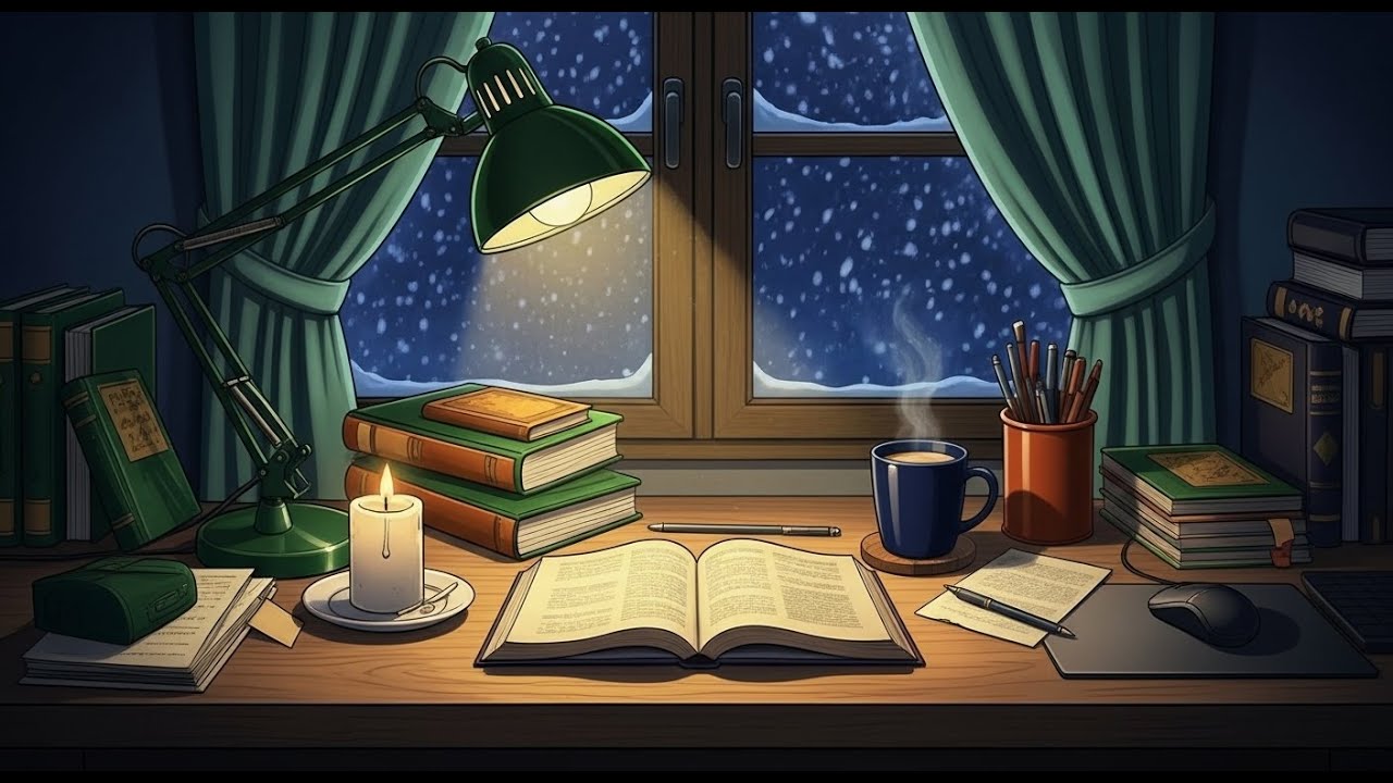 Winter Lofi Chillhop ❄️ Cozy Beats for Late-Night Study & Focus
