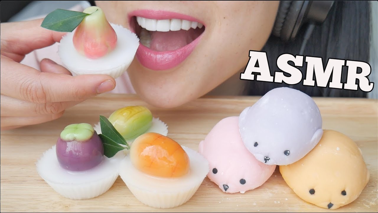 ASMR Seal MOCHI + Coconut Jelly (EATING SOUNDS) NO TALKING | SAS-ASMR