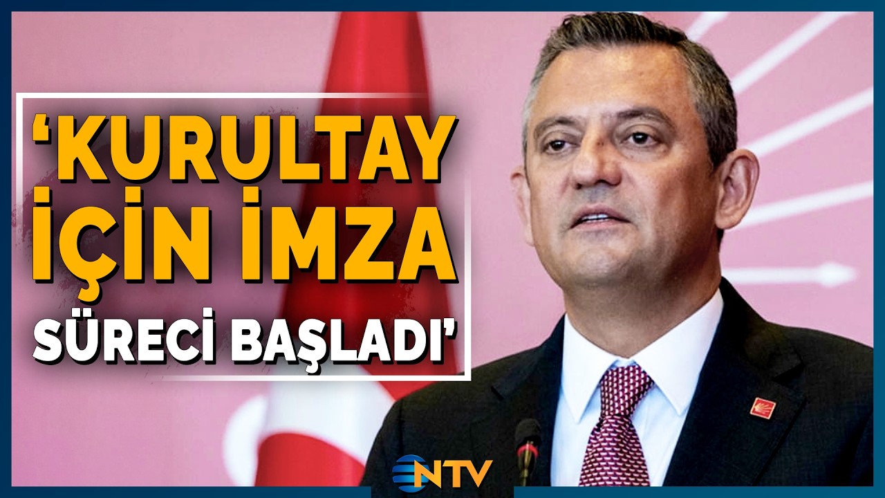 &Ouml;zg&uuml;r &Ouml;zel Kurultay İ&ccedil;in İmza S&uuml;recinin Başladığını A&ccedil;ıkladı | NTV
