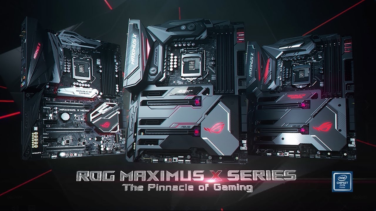 ROG Maximus X Series Z370 Motherboards | ROG