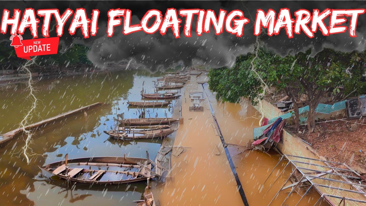 Sad Reality: HATYAI Floating Market After Water Flood 2025 | Still Can't open !