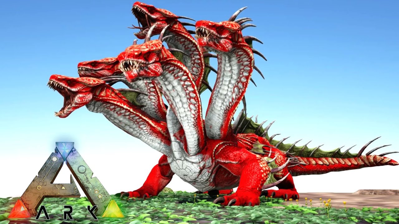 ARK: SURVIVAL EVOLVED - THE HYDRA MY FAVORITE CREATURE IN ARK !!! GENOMES MEGA MONSTER PACK E16