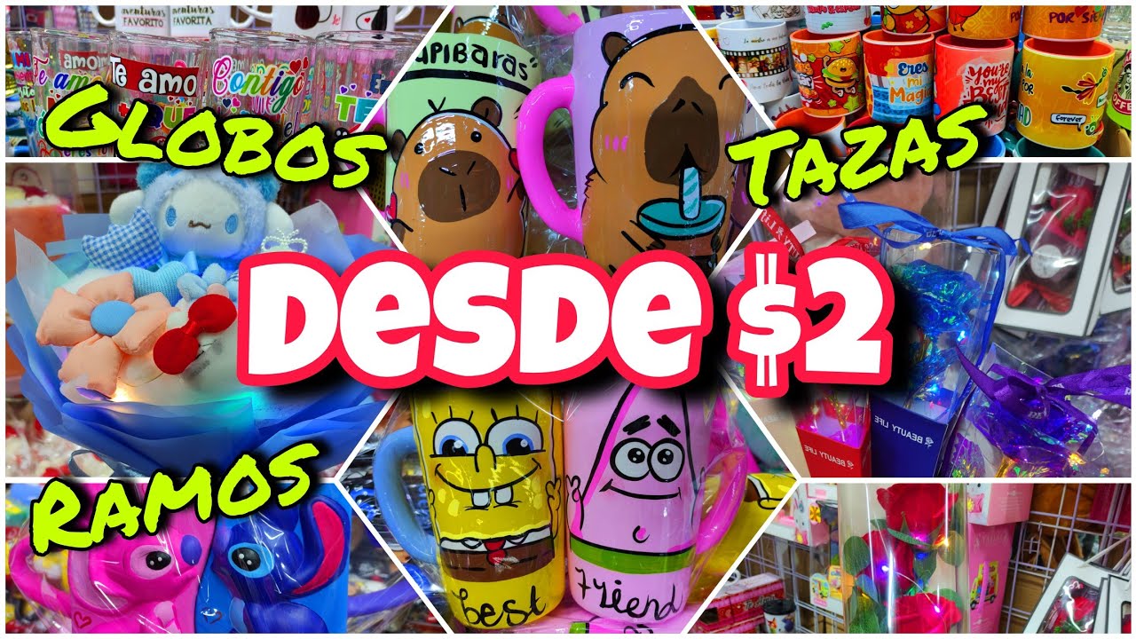 🤩Mercado SAN CIPRIAN😉Regalos para 14 de FEBRERO😍 Tazas ☕Rosas💐Globos🎈Peluches🎁 Económicos👌