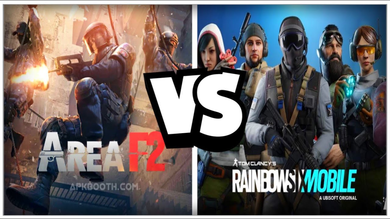 AREA F2 VS RAINBOW SIX MOBILE ЧТО ЛУЧШЕ? СРАВНЕНИЕ АРЕА И РАДУГА МОБАЙЛ