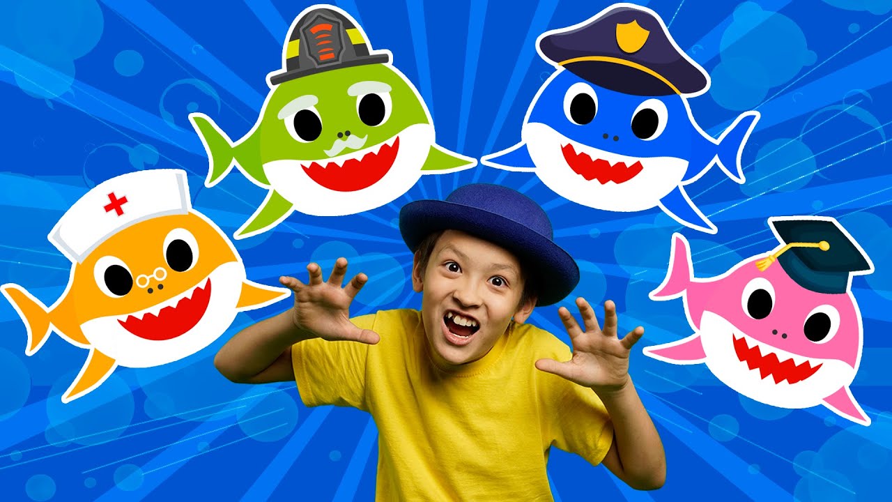 Baby Shark Jobs | Nursery rhymes and kids songs | JOJO RHYMES