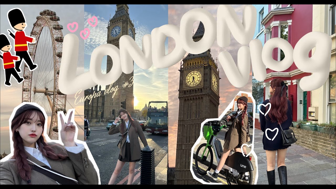 【vlog】ロンドン旅行🇬🇧爆買いと爆食い💂🏻‍♀️🎶観光スポット巡りしたょ！