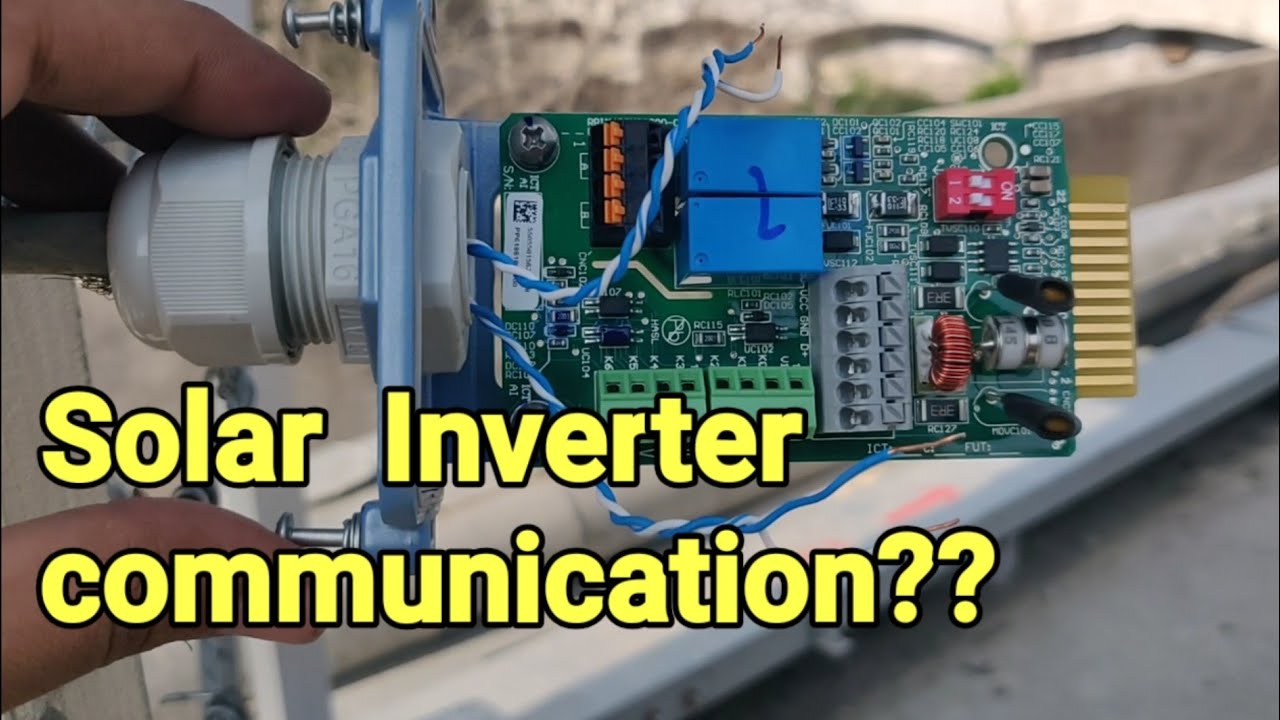 Solar Delta inverter Communication card setting