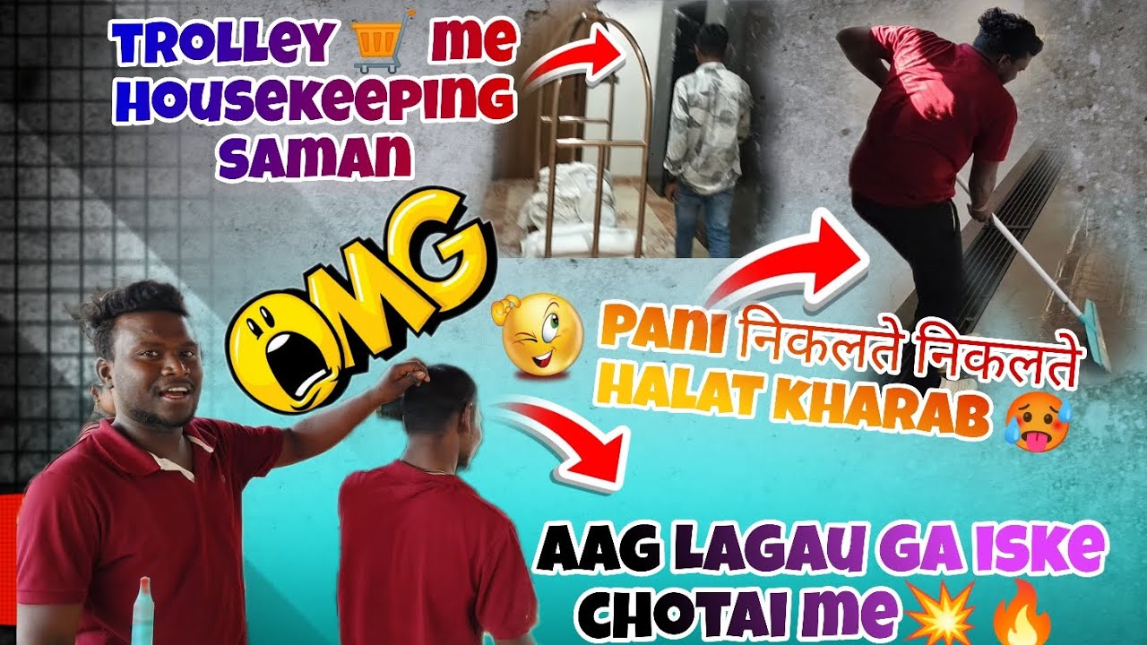 आग लगाऊंगा इसके टकलू 😆🤣 kitchen me pani bhar gya tha निकलते निकलते हालत खराब 🥵😥 last me hasi majak😂🤣