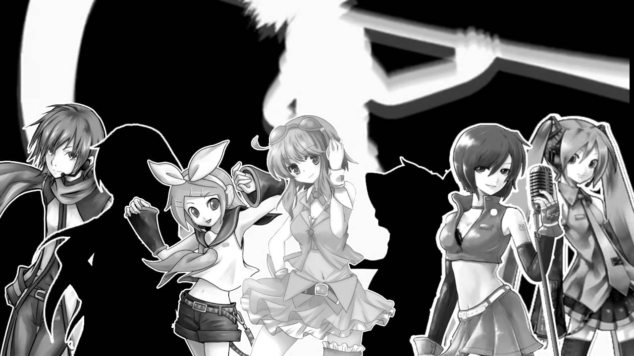 Bad Apple!! [7 Vocaloid Chorus]