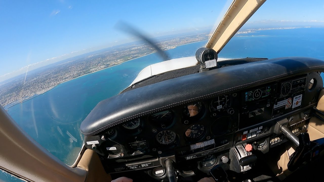 Piper PA-28 Warrior | Rottnest Island to Jandakot | POV Full Flight & ATC