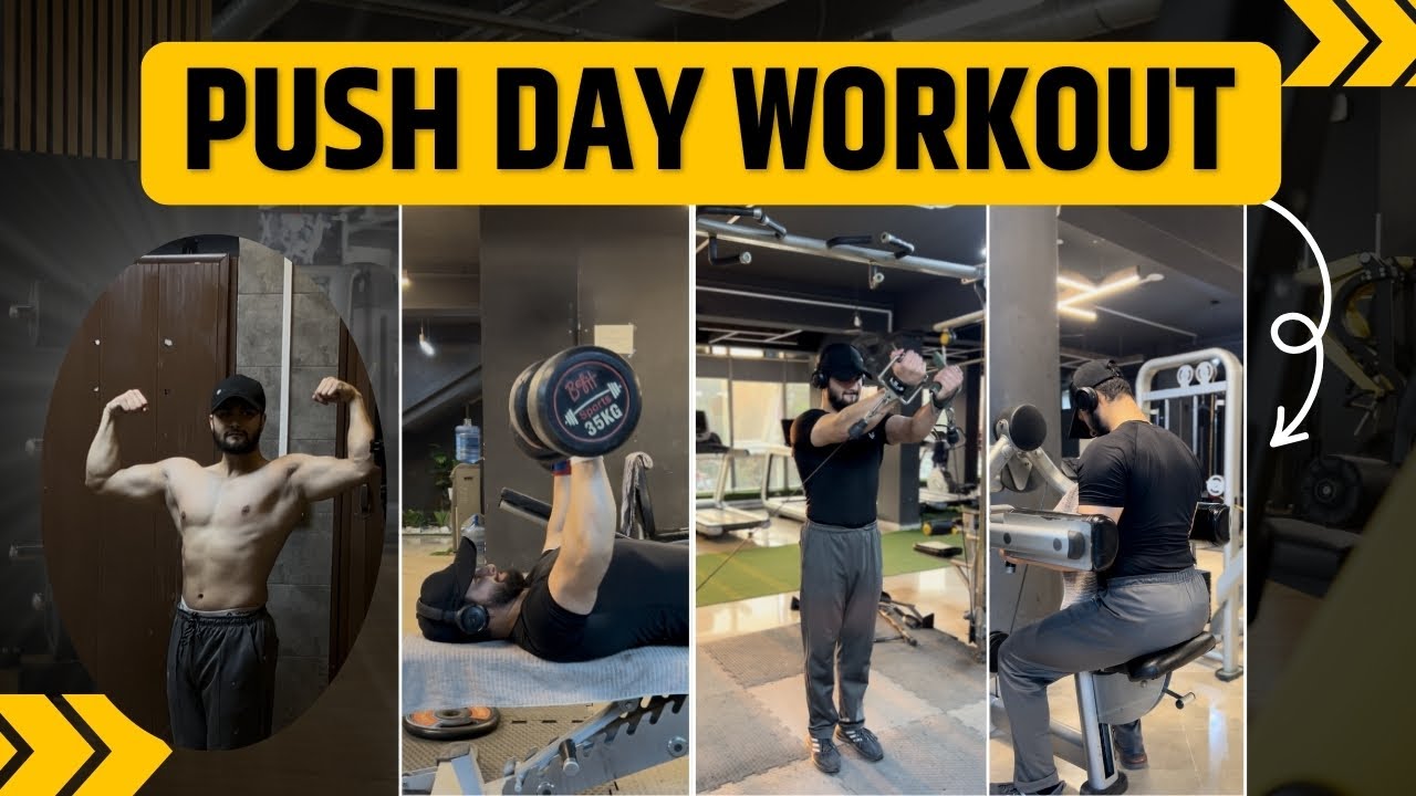 Full Push Day Workout for Aesthetic Chest & Shoulders | Build Muscle Fast 