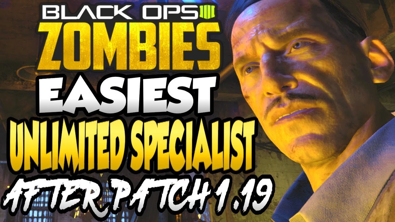 EASY *SOLO* UNLIMITED SPECIALIST GLITCH (After Patch 1.19) - BO4 ZOMBIE GLITCHES