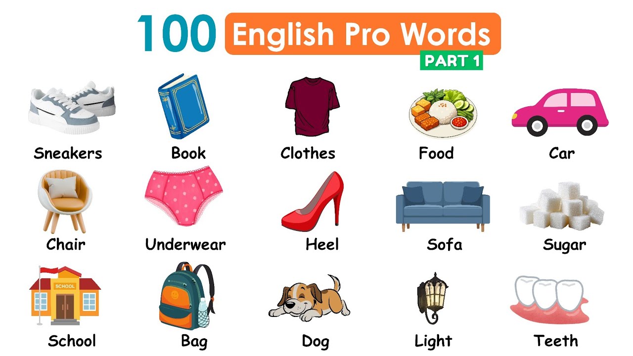 100 Pro common english words 