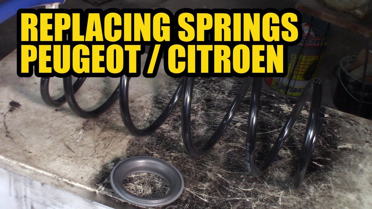 How to replace your springs/shocks on you Peugeot Citroen.