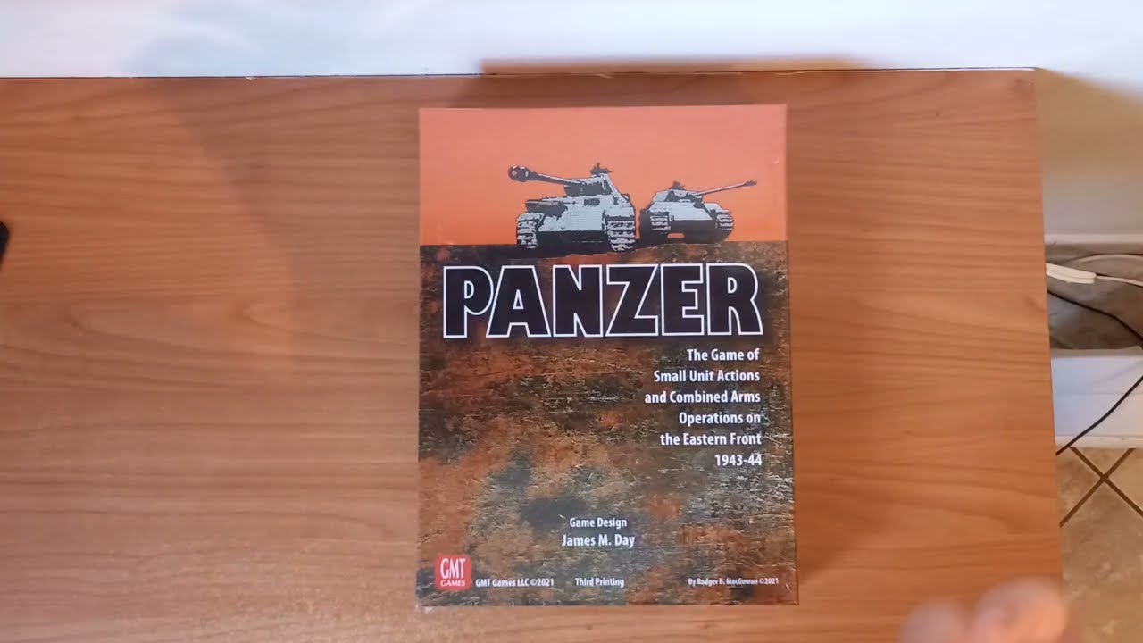 BLOG Unboxing - Panzer (GMT Games)
