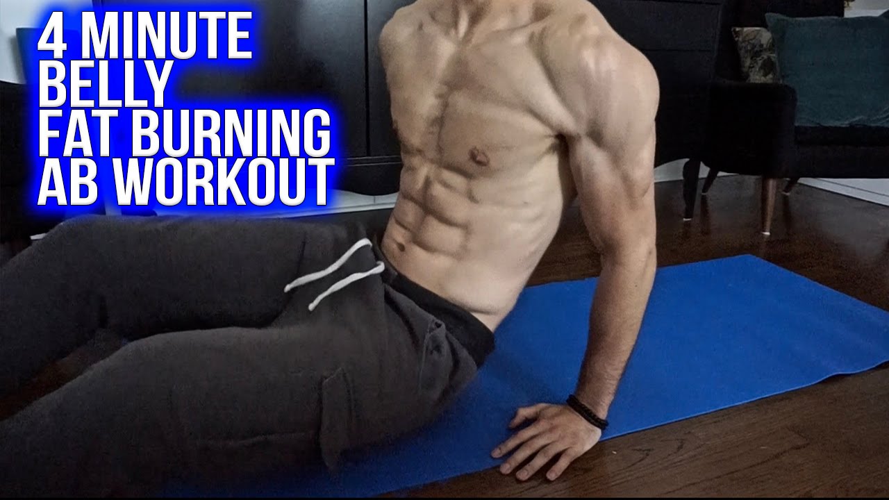 4 Minute Ab Workout To Lose Belly Fat At Home Within 1 Week (Teenagers, Men and Women)