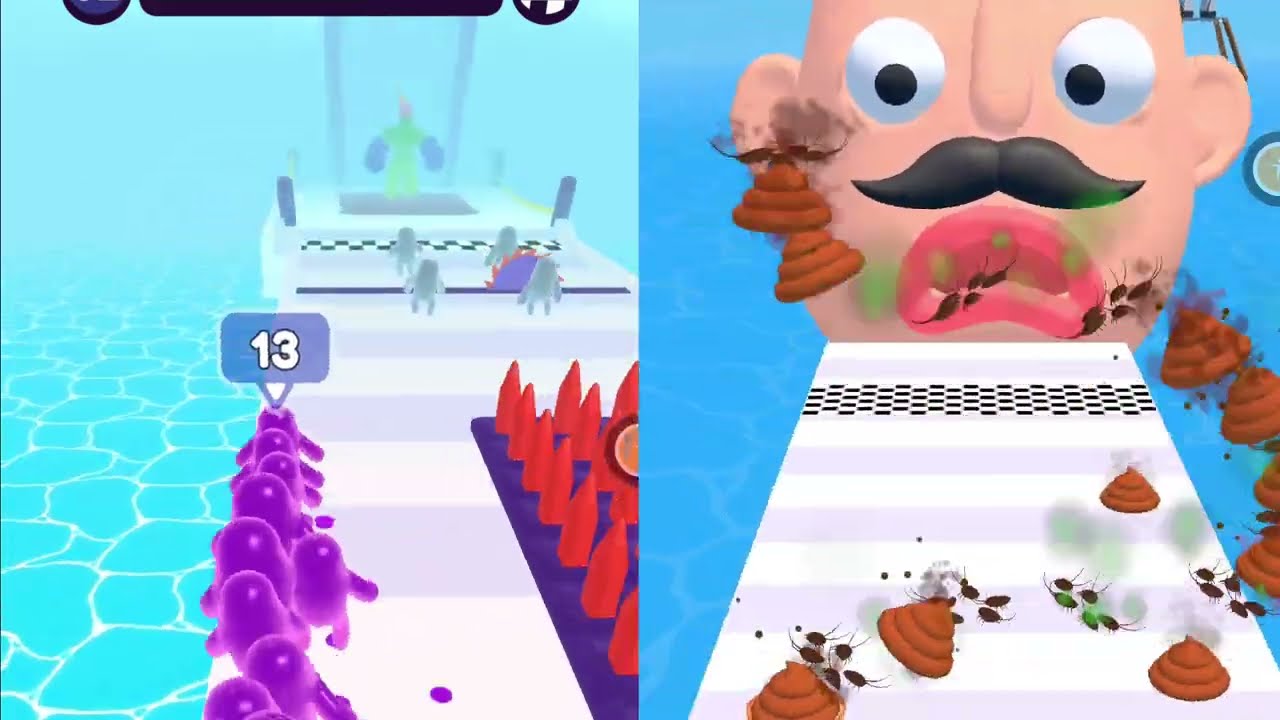 Stacky Ice Cream Runner Vs Join Blob Clash - Satisfying Gameplay Walkthrough - All Level Max Tiktok