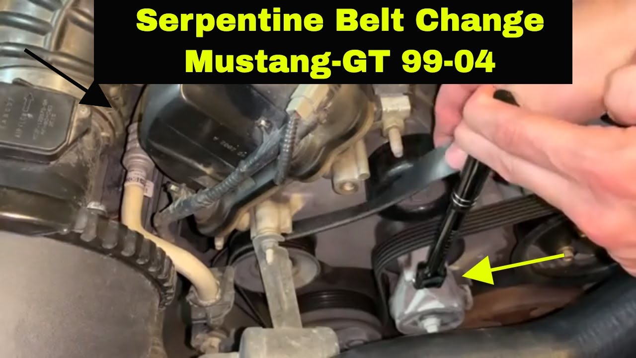 Замена ремня ГРМ Mustang GT — простое руководство своими руками