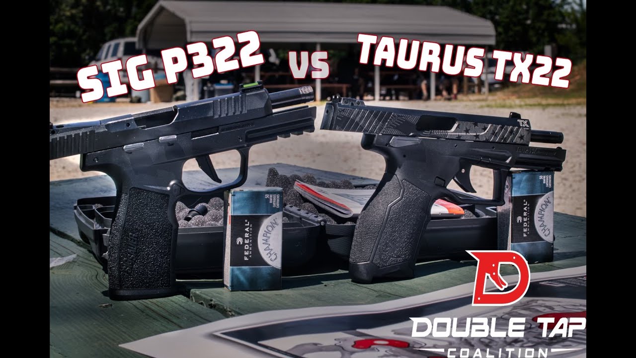 TAURUS TX22 ПРОТИВ SIG P322