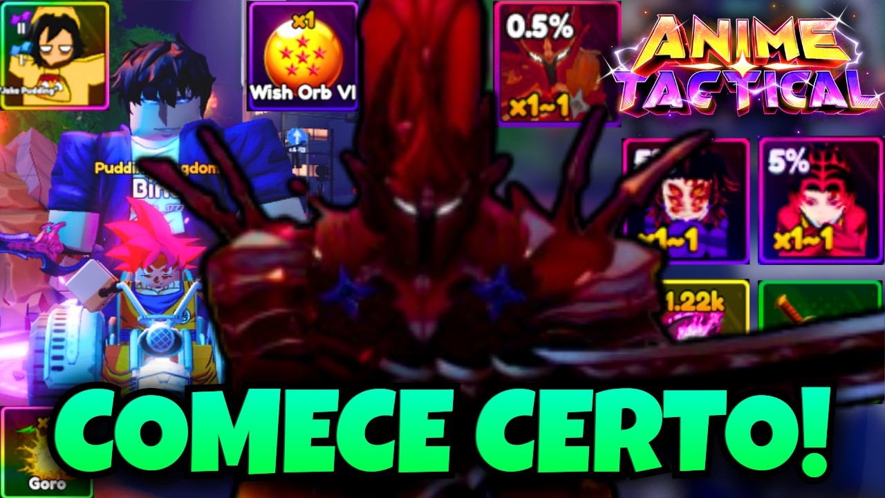 COMEÇO PERFEITO!! GUIA COMPLETO ANIME TACTICAL! DICAS PRA EVOLUIR RÁPIDO E FICAR FORTE