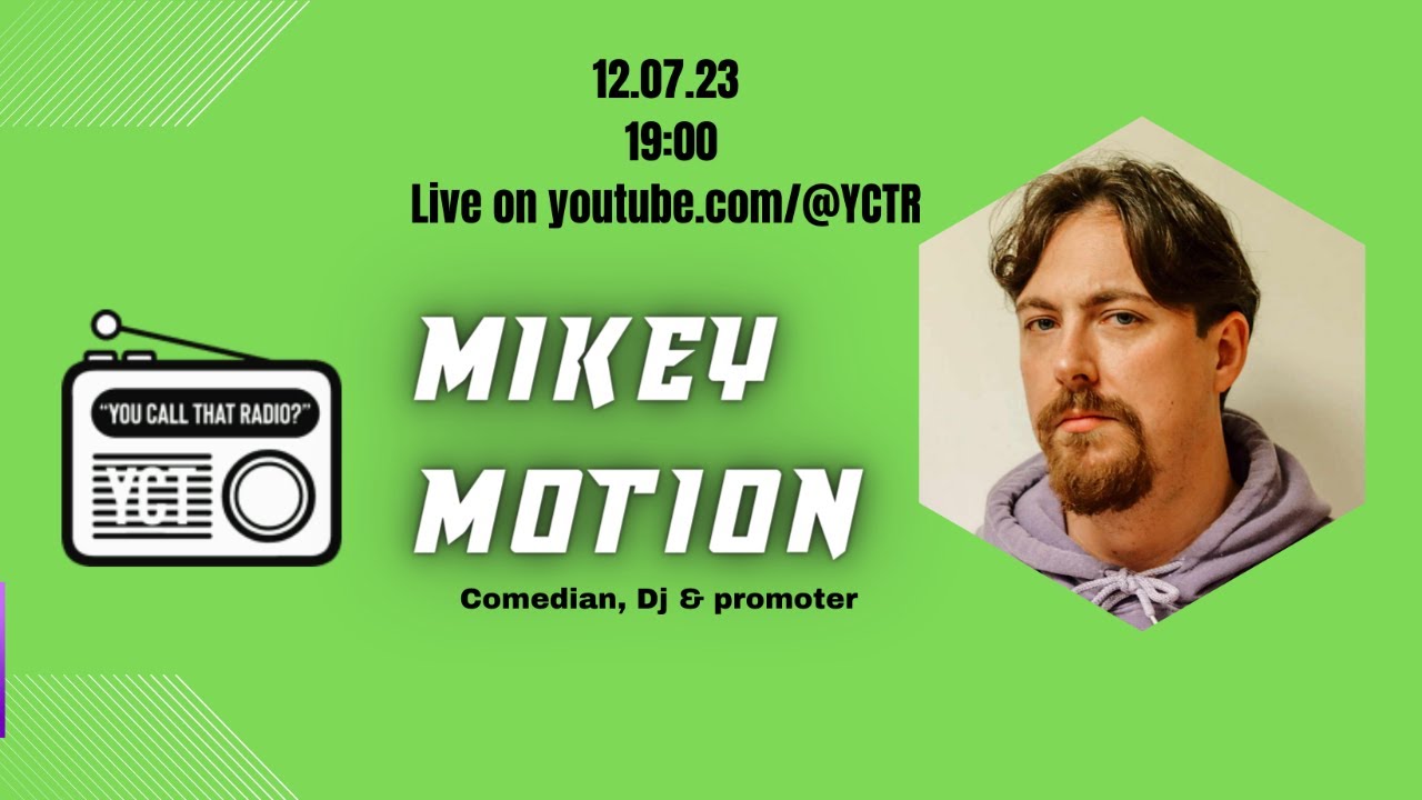 Mikey Motion talks comedy and sobriety ahead of his Edinburgh Fringe show (Live & Interactive)