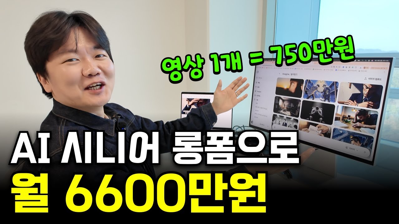노인분들 다 보는 AI 국뽕 영상으로 2달만에 1억 찍은 35살