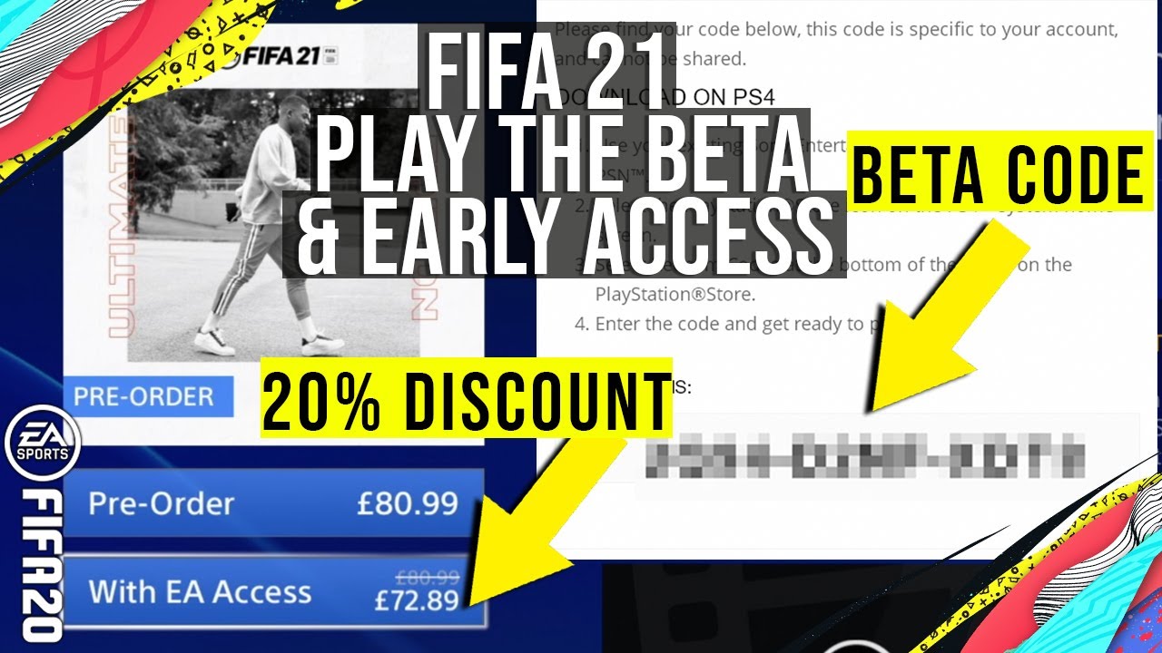 FIFA 21 - HOW TO GET BETA CODES / PLAY FIFA EARLY ON EARLY ACCESS & Which FIFA 21 Edition To Buy?