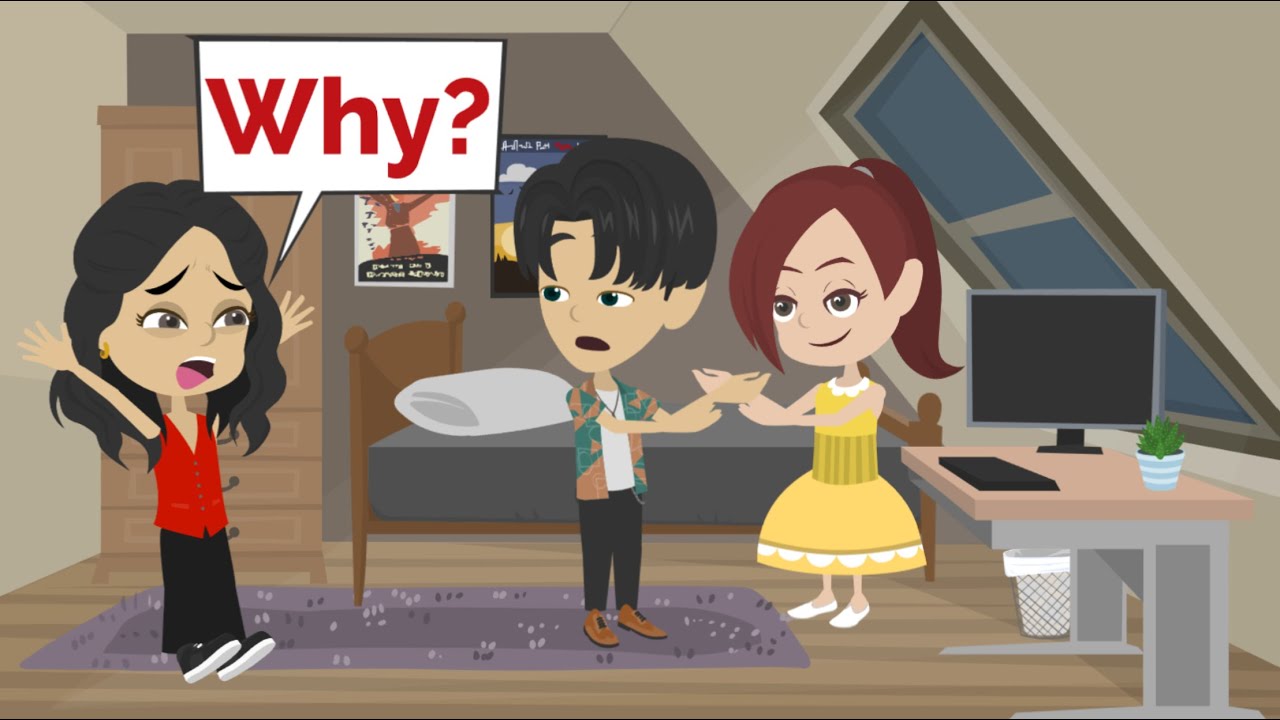 Kai is cheating on Nora? Easy English story | English conversation practice | No Aliens