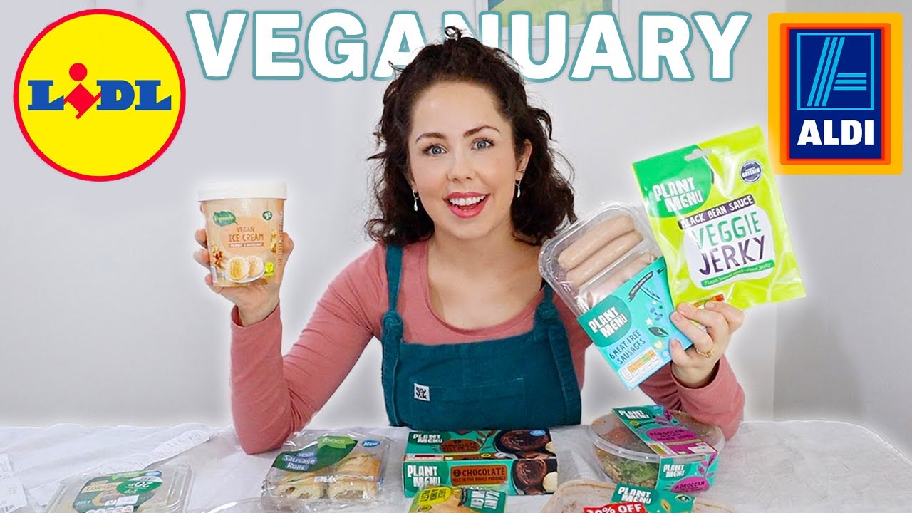 ALDI AND LIDL New In Vegan Haul With Prices 2021 | Veganuary