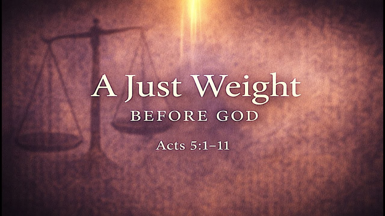 Acts 5:1-11 1-18-26  