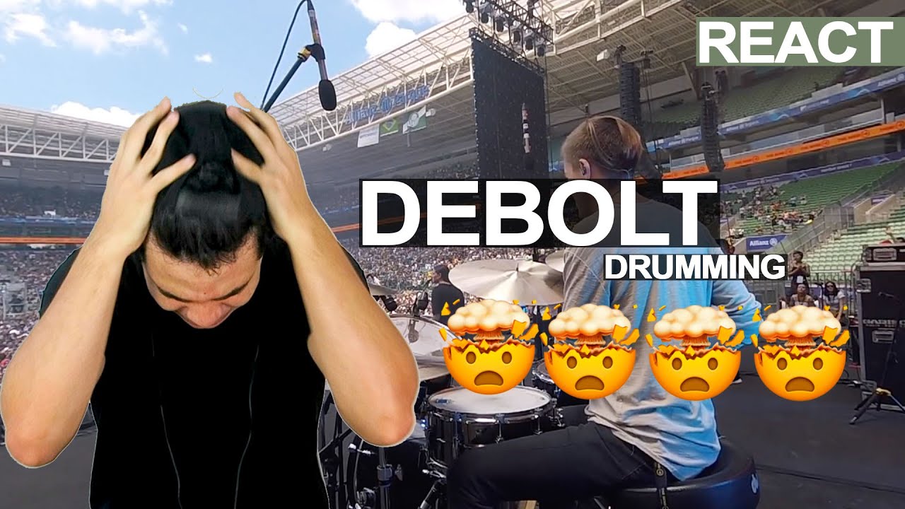 REAGINDO A VÍDEOS DE BATERA GRINGOS - WORSHIP | DEBOLT