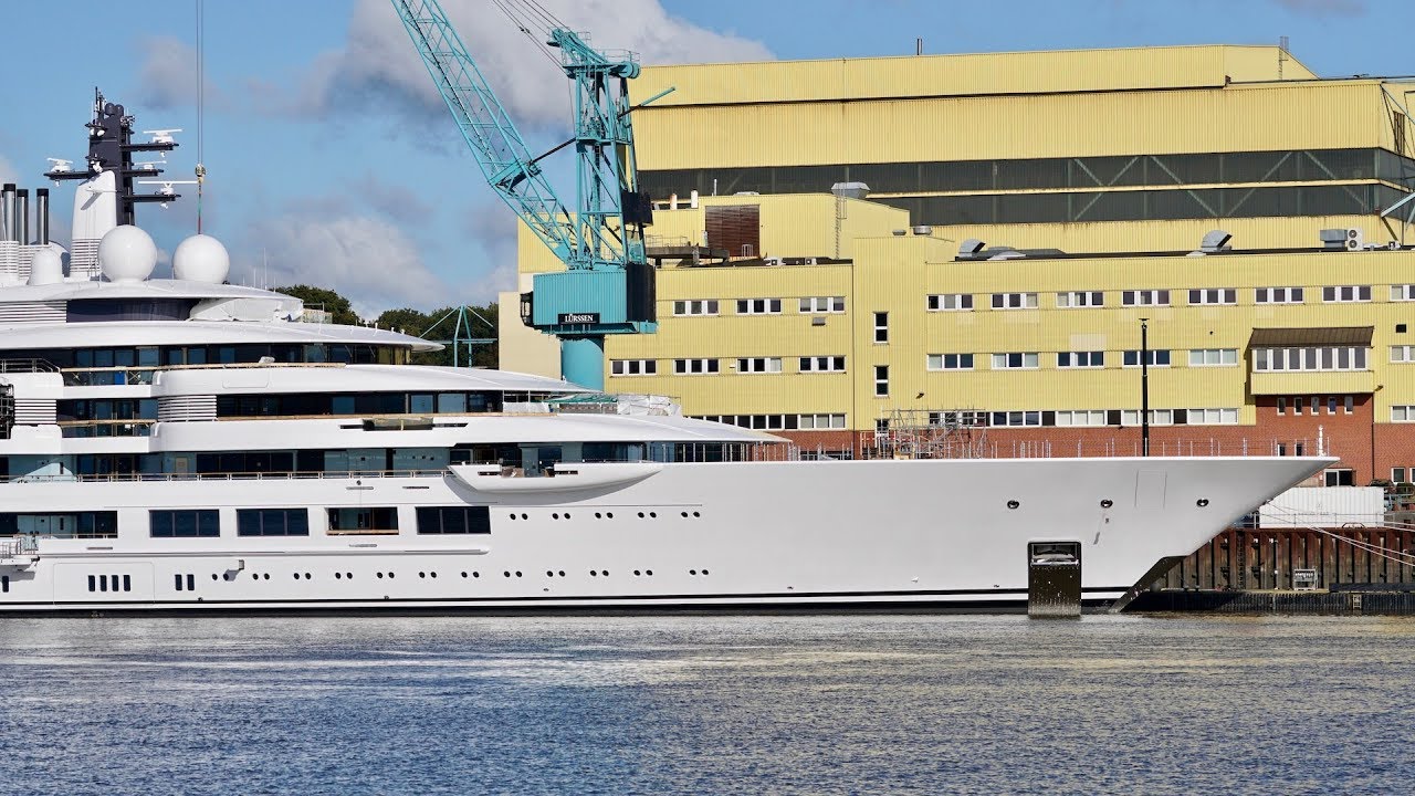 4K | Megayacht SCHEHERAZADE Project LIGHTNING new views - L&uuml;rssen Shipyard