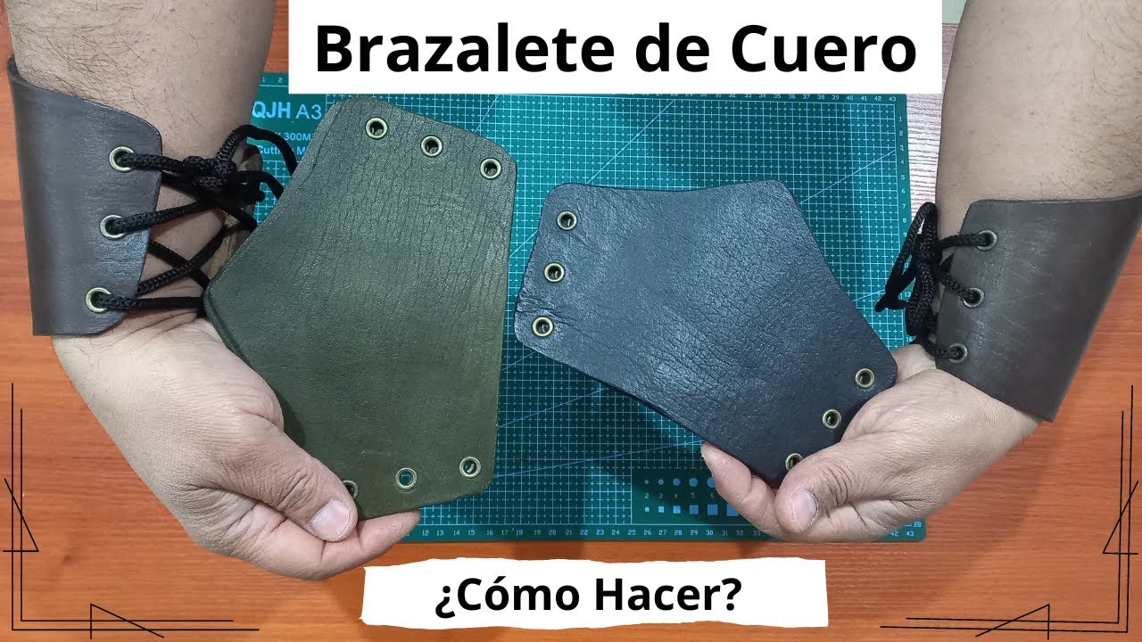 Cómo hacer Muñequera de Cuero-Estilo Medieval