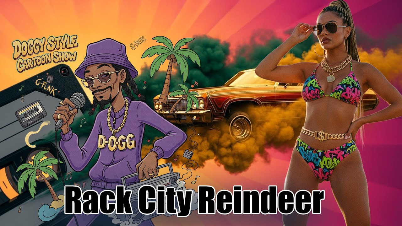Rack City Reindeer🔥Inspired by Eminem, Snoop Dogg, Tyga, 50 Cent, Dr  Dre, Ice Cube, & Drake