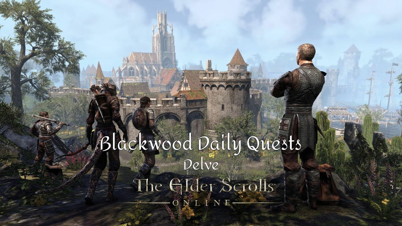 Elder Scrolls Online Daily Quests: Blackwood - Delve | No commentary