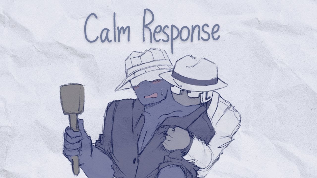 Calm Response (2p Doublefedora comic)