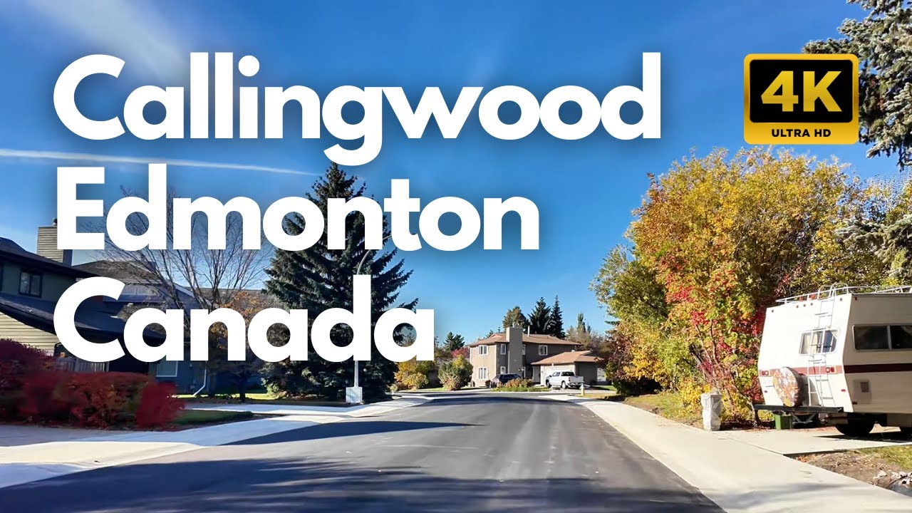 Исследуем район Callingwood в Эдмонтоне, Канада — пешеходная экскурсия 4K
