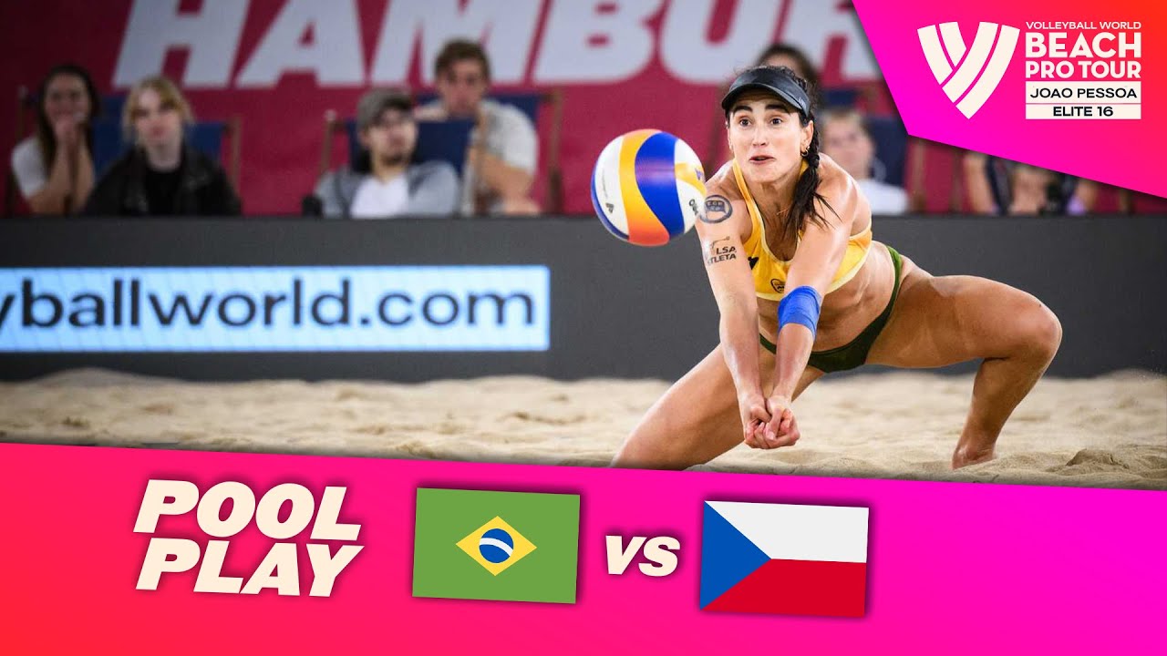 Carol/Rebecca vs. Svozilova/Stochlova - Pool Play Highlights | João Pessoa 2025 #BeachProTour