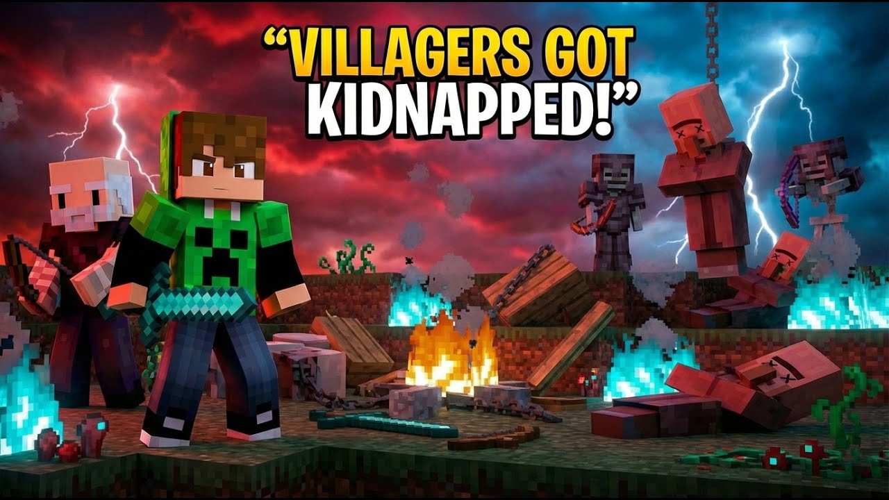 😱 A Random Player Kidnapped My Villagers | Scary Mystery