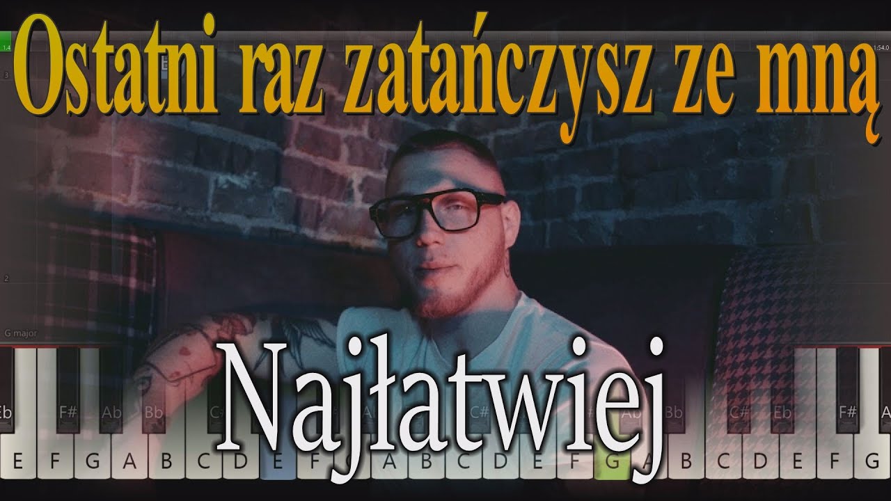 Ostatni raz zatańczysz ze mną-Tribbs -Krawczyk-podkład-pianino-piano-cover-keyboard-tutorial-karaoke